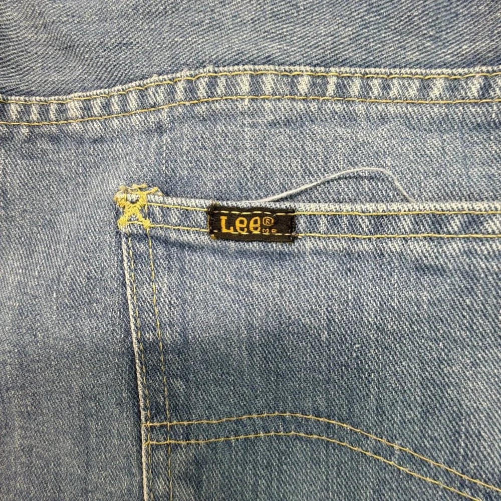 Vintage 70s Lee Bell Bottoms Flared Denim Mens Size 37x28 Talon 42